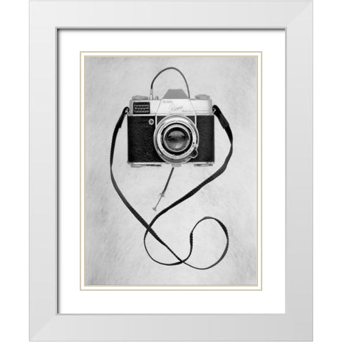 Retro Point and Shoot - 28 White Modern Wood Framed Art Print with Double Matting by Blaustein, Alan