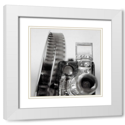 Retro Point and Shoot - 35 White Modern Wood Framed Art Print with Double Matting by Blaustein, Alan