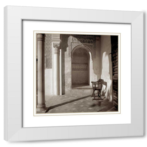 EspaÃƒÂ±a - 8 White Modern Wood Framed Art Print with Double Matting by Blaustein, Alan