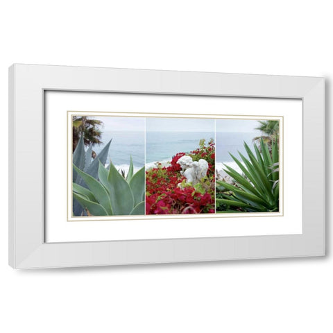 Laguna Coast - 1 White Modern Wood Framed Art Print with Double Matting by Blaustein, Alan