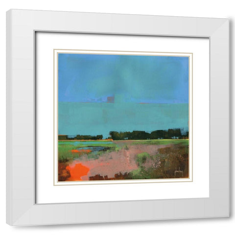 Empty Sky White Modern Wood Framed Art Print with Double Matting by Bailey, Paul