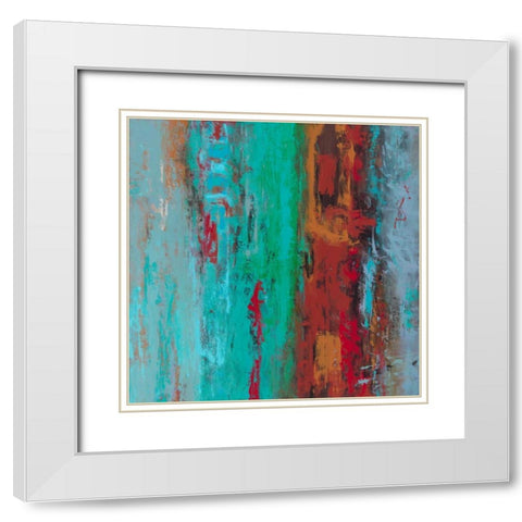 Primal Numbers White Modern Wood Framed Art Print with Double Matting by Bothne, Janet
