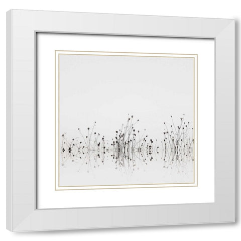 Reflections White Modern Wood Framed Art Print with Double Matting by Bell, Nicholas