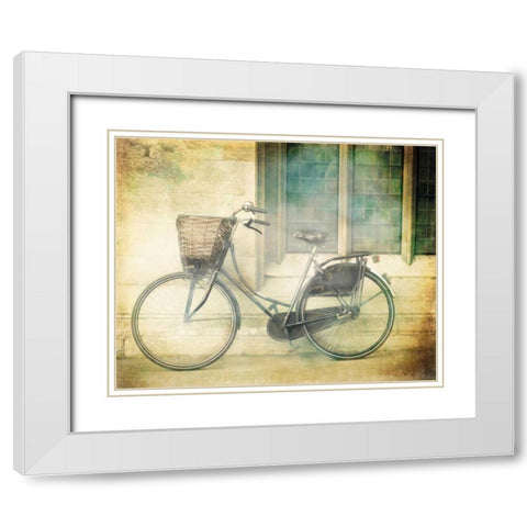 Ride Away White Modern Wood Framed Art Print with Double Matting by Bevan, Keri