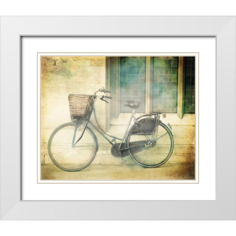 Ride Away White Modern Wood Framed Art Print with Double Matting by Bevan, Keri