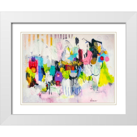 Lost in Oklahoma White Modern Wood Framed Art Print with Double Matting by Brown, Cynthia Anne