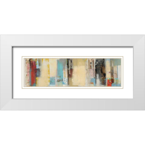 Serie Caminos #11 White Modern Wood Framed Art Print with Double Matting by Benedicto, Ines
