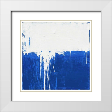 Escape White Modern Wood Framed Art Print with Double Matting by Bishop, Don