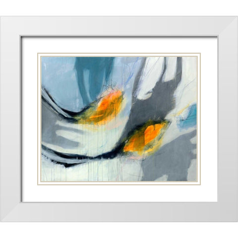 Avalanche White Modern Wood Framed Art Print with Double Matting by Brix, Sidsel