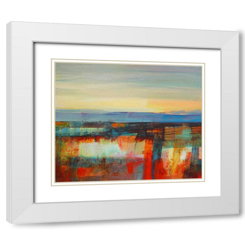 Early Morning Light-Wadsworth Moor White Modern Wood Framed Art Print with Double Matting by Boyce, Kate