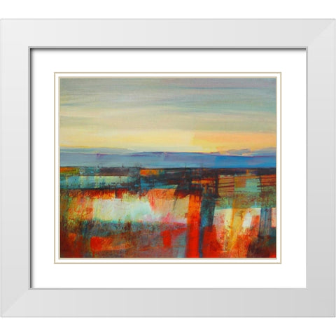 Early Morning Light-Wadsworth Moor White Modern Wood Framed Art Print with Double Matting by Boyce, Kate