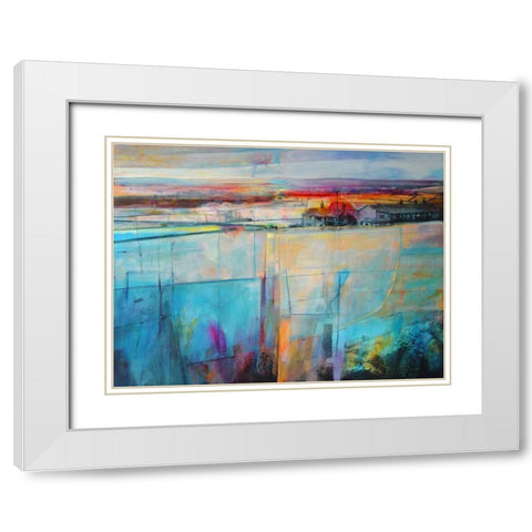 Soft Morning Light White Modern Wood Framed Art Print with Double Matting by Boyce, Kate