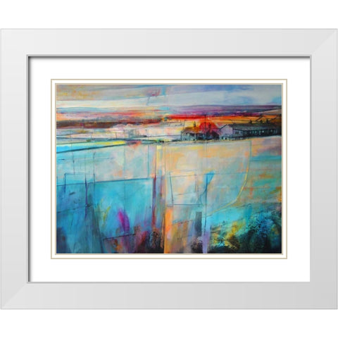 Soft Morning Light White Modern Wood Framed Art Print with Double Matting by Boyce, Kate