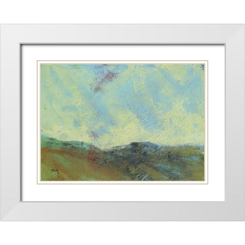 Morning Light White Modern Wood Framed Art Print with Double Matting by Bailey, Paul
