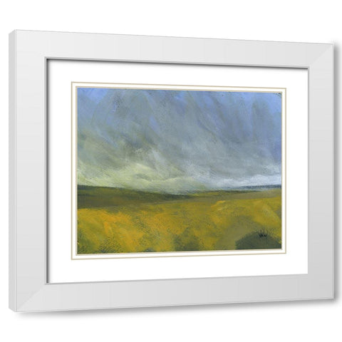Open Moor White Modern Wood Framed Art Print with Double Matting by Bailey, Paul