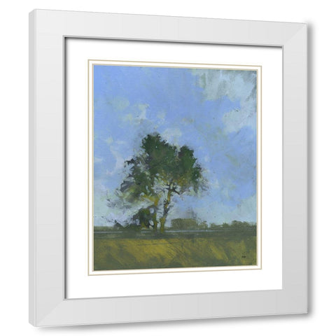 Sandlings Dawn White Modern Wood Framed Art Print with Double Matting by Bailey, Paul
