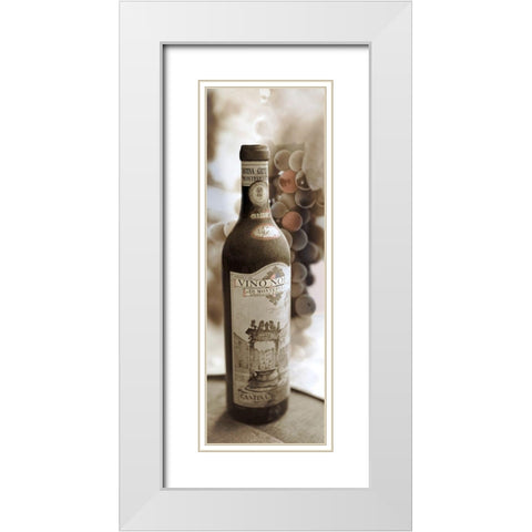 Montepulciano Vineyard #1 White Modern Wood Framed Art Print with Double Matting by Blaustein, Alan