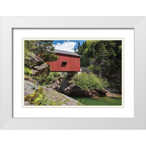 Out of the Past White Modern Wood Framed Art Print with Double Matting by Burdick, Chuck