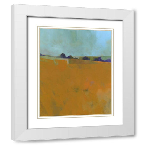 August Fields White Modern Wood Framed Art Print with Double Matting by Bailey, Paul
