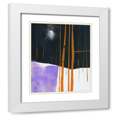 Thicket Moonlight White Modern Wood Framed Art Print with Double Matting by Bailey, Paul