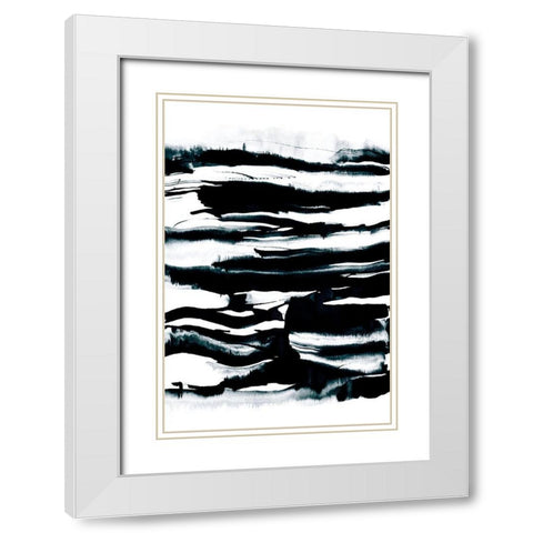 City Spaces 3 White Modern Wood Framed Art Print with Double Matting by Binkin, Lesia