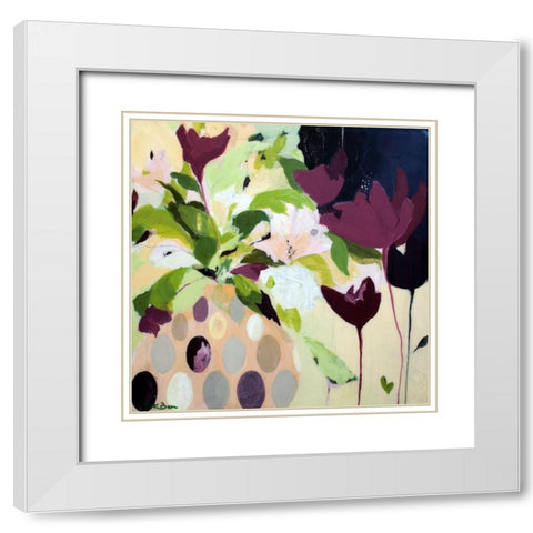 Amelia White Modern Wood Framed Art Print with Double Matting by Beer, Pamela K.