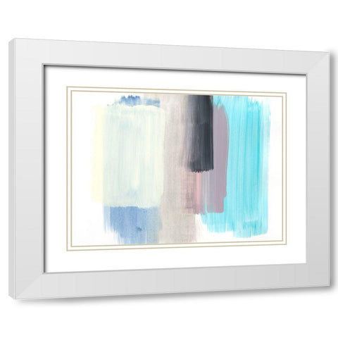Finding The Way White Modern Wood Framed Art Print with Double Matting by Baker, Bronwyn