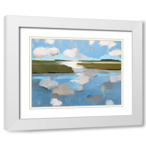 A Dutch Day White Modern Wood Framed Art Print with Double Matting by Burggraaf, Stella