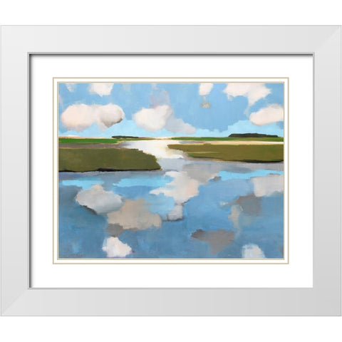 A Dutch Day White Modern Wood Framed Art Print with Double Matting by Burggraaf, Stella