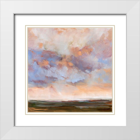 At Sea White Modern Wood Framed Art Print with Double Matting by Burggraaf, Stella