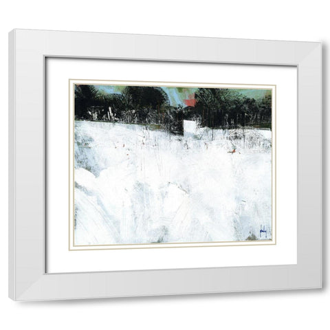 White Void White Modern Wood Framed Art Print with Double Matting by Bailey, Paul