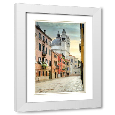 Santa della Maria Salute #1 White Modern Wood Framed Art Print with Double Matting by Blaustein, Alan