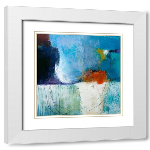 Faith White Modern Wood Framed Art Print with Double Matting by Beer, Pamela K.