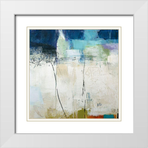 Promise White Modern Wood Framed Art Print with Double Matting by Beer, Pamela K.
