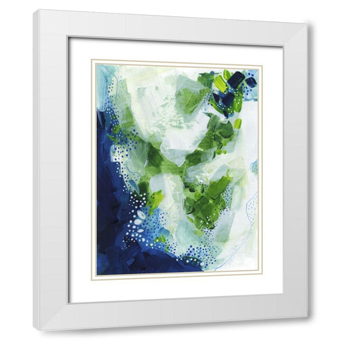 Interlude White Modern Wood Framed Art Print with Double Matting by Banerjee, Ishita
