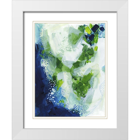 Interlude White Modern Wood Framed Art Print with Double Matting by Banerjee, Ishita
