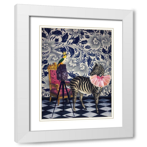 Picture Day White Modern Wood Framed Art Print with Double Matting by Brothers, Erika C.