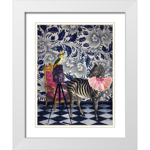 Picture Day White Modern Wood Framed Art Print with Double Matting by Brothers, Erika C.