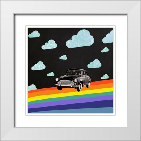 Take Me Anywhere White Modern Wood Framed Art Print with Double Matting by Brothers, Erika C.