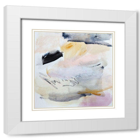 Gestures No. 1 White Modern Wood Framed Art Print with Double Matting by Bainbridge, Hope