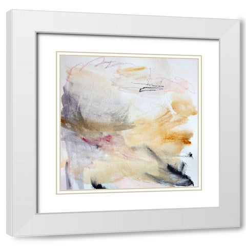 Gestures No. 2 White Modern Wood Framed Art Print with Double Matting by Bainbridge, Hope