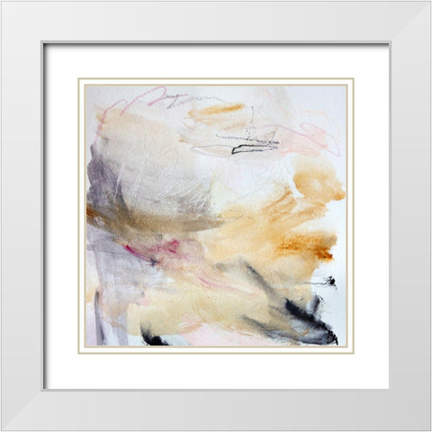 Gestures No. 2 White Modern Wood Framed Art Print with Double Matting by Bainbridge, Hope