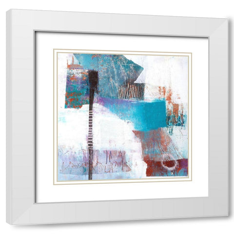 Water Marker White Modern Wood Framed Art Print with Double Matting by Beer, Pamela K.