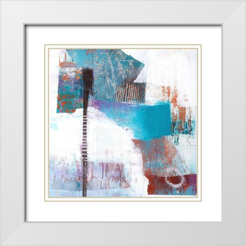 Water Marker White Modern Wood Framed Art Print with Double Matting by Beer, Pamela K.