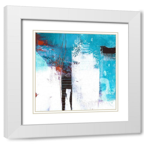 Reflections White Modern Wood Framed Art Print with Double Matting by Beer, Pamela K.