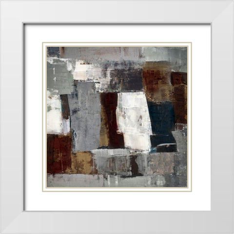 If These Walls Could Talk White Modern Wood Framed Art Print with Double Matting by Balbinot, Brigitte
