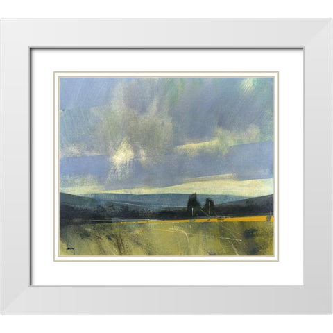 Llanerchi White Modern Wood Framed Art Print with Double Matting by Bailey, Paul