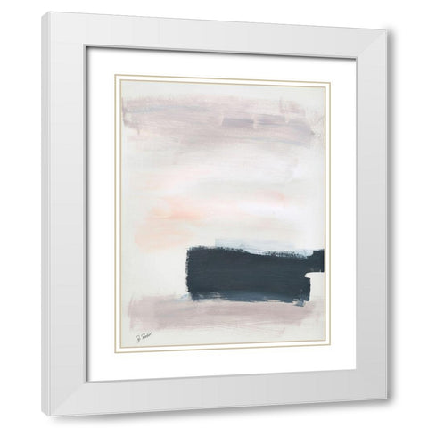 Urban Planning No. 1 White Modern Wood Framed Art Print with Double Matting by Baker, Bronwyn
