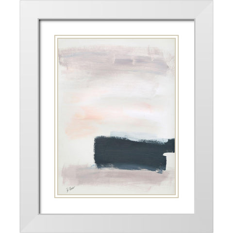 Urban Planning No. 1 White Modern Wood Framed Art Print with Double Matting by Baker, Bronwyn