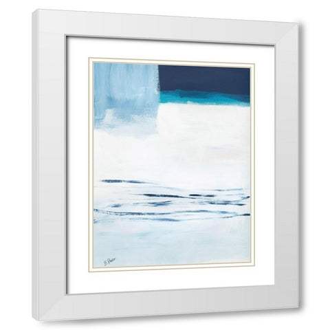 Urban Planning No. 2 White Modern Wood Framed Art Print with Double Matting by Baker, Bronwyn